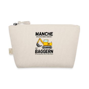 Bagger Spruch Erwachsene - Bio-Täschchen - Natur - Vorne