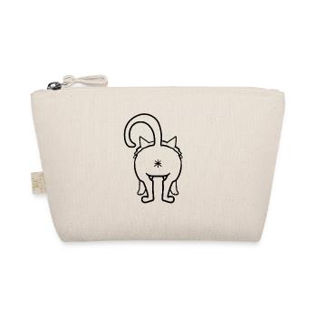 Cat from behind - cat's ass - Organic Pouch - nature - Front