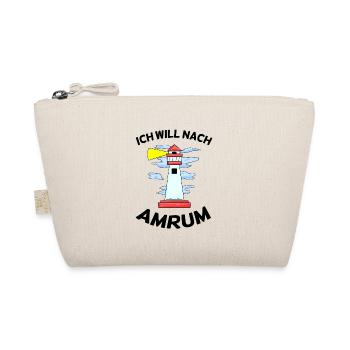 Amrum Nordsee Geschenk - Bio-Täschchen - Natur - Vorne