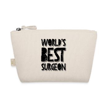 world's best surgeon - Organic Pouch - nature - Front