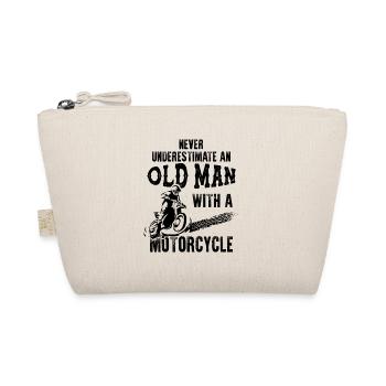 old man motocross - Organic Pouch - nature - Front