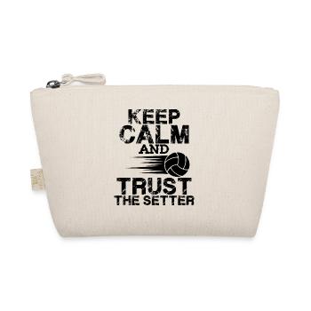 keep calm volleyball - Trousse biologique - nature - Devant