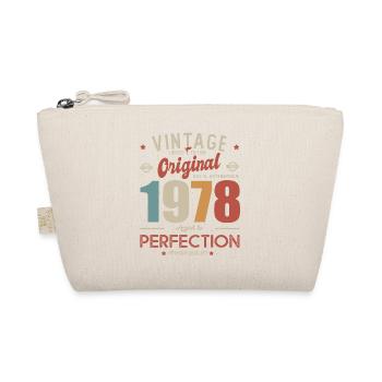 vintage original 1978 cadeau anniversaire 43 ans - Trousse biologique - nature - Devant