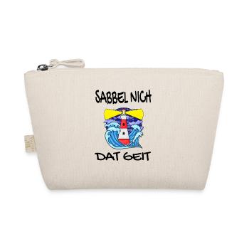 Sabbel Nich Dat Geit - Plattdeutsch Nordsee - Bio-Täschchen - Natur - Vorne