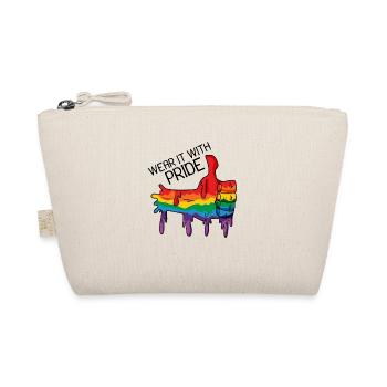 Gay Pride Geschenk - Bio-Täschchen - Natur - Vorne