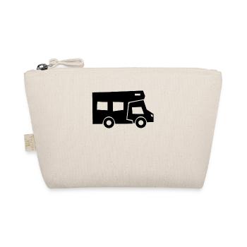Caravan Camper Camping Camper - Organic Pouch - nature - Front