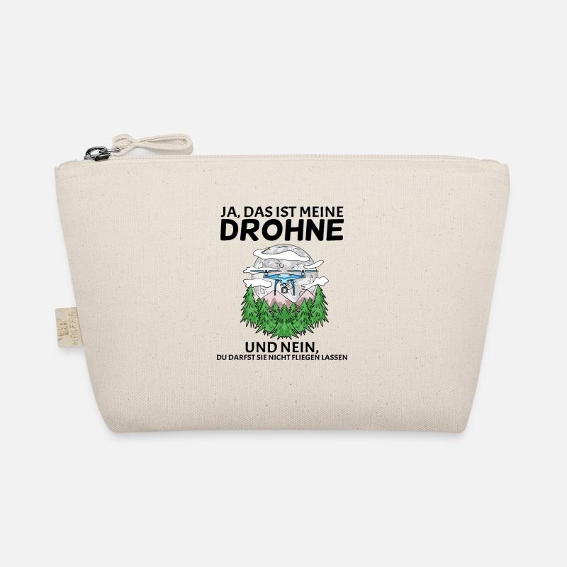 Drone Drohne Drohnen - Bio-Täschchen - Natur