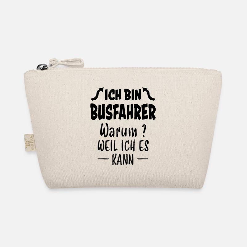 Busfahrer Lustiger Spruch Linienbus Beruf Geschenk - Bio-Täschchen - Natur