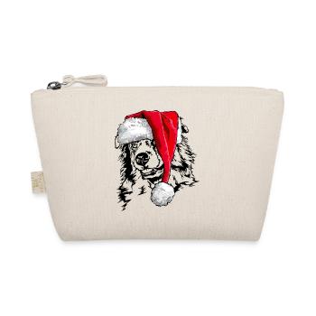 Santa AUSTRALIAN SHEPHERD Noël Wilsigns - Trousse biologique - nature - Devant