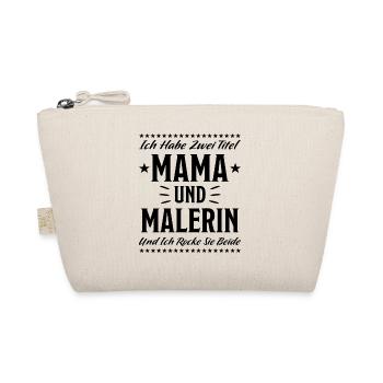 Malerin Lustige Spruch Malermeister Beruf Geschenk - Bio-Täschchen - Natur - Vorne