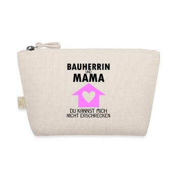 Bauherrin Mama - Bio-Täschchen - Natur - Vorne