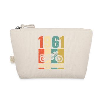 1961 Anniversaire Motard Vintage Cadeau Moto - Trousse biologique - nature - Devant