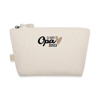 Opa 2023 - Opa werden - Bald Opa - Bio-Täschchen - Natur - Vorne