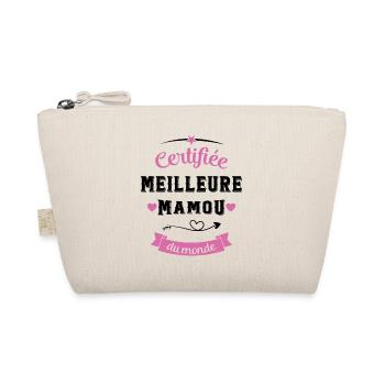 Certifié meilleure mamou du monde cadeau - Trousse biologique - nature - Devant