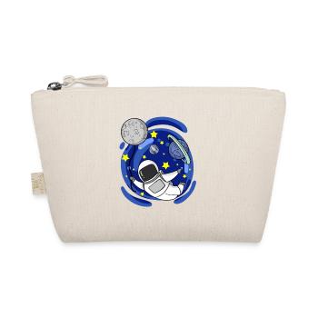 Astronaut Moon Balloon - Organic Pouch - nature - Front