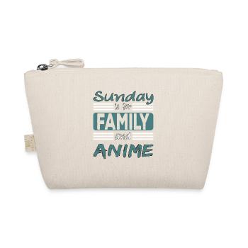 Sunday Is For Family And Anime Saying - Trousse biologique - nature - Devant