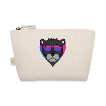 Cadeau Bisexuel Coeur Black Panther - Trousse biologique - nature - Devant