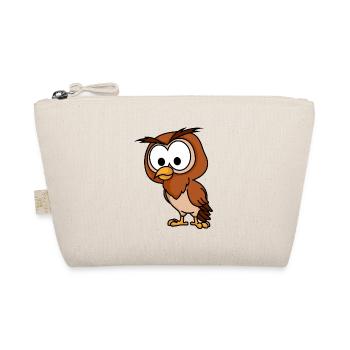 Owl Comic Animal - Organic Pouch - nature - Front