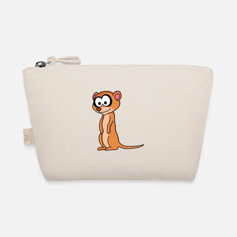 Erdmännchen Comic Tier Bio-Täschchen