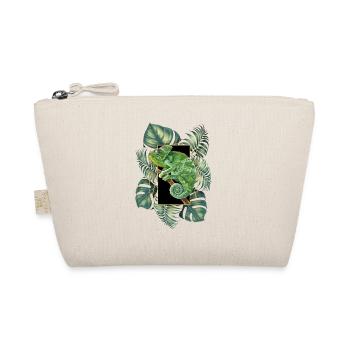 Caméléon voilé Jungle Motif Caméléon Tropical - Trousse biologique - nature - Devant