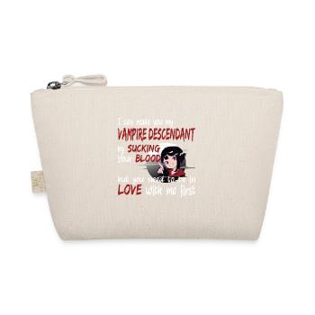 Halloween Party Flirt Saying For Vampire Fans - Organic Pouch - nature - Front