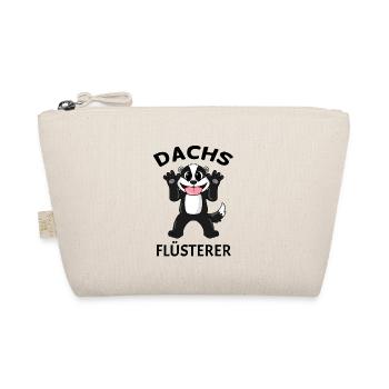 Dachs Dachse - Bio-Täschchen - Natur - Vorne