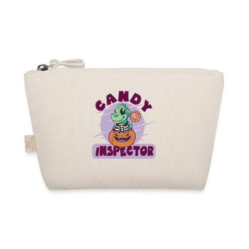 Dinosaur Candy Inspector Halloween Party - Organic Pouch - nature - Front
