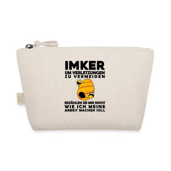 Imker Imkerei Honig Bienen - Bio-Täschchen - Natur - Vorne
