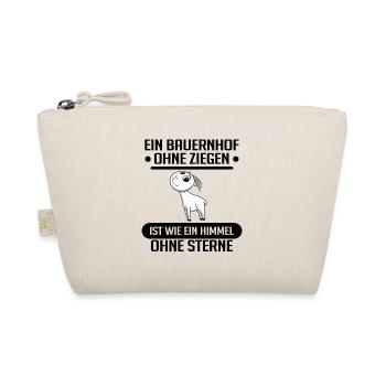 Ziege Ziegenbock Bock - Bio-Täschchen - Natur - Vorne