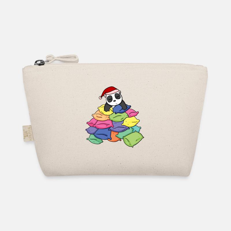 Panda and pillows Organic Pouch