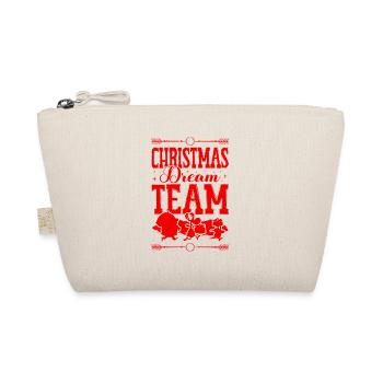Christmas Dream team - Organic Pouch - nature - Front