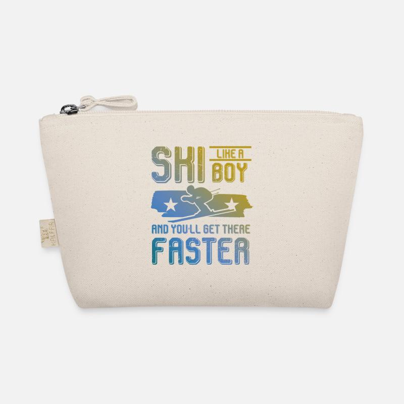 ski junge Bio-Täschchen