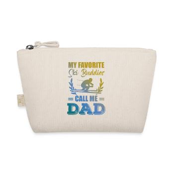 Ski friend dad - Organic Pouch - nature - Front