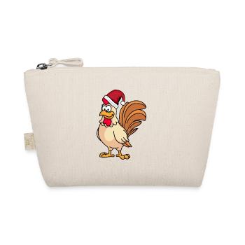 Hahn Comic Christmas - Organic Pouch - nature - Front