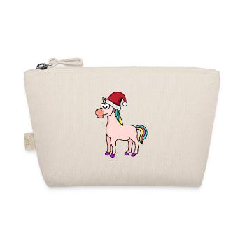 Licorne Comic Christmas - Trousse biologique - nature - Devant