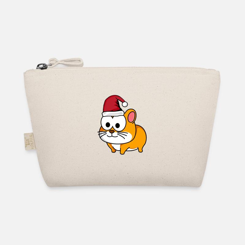 Hamster Comic Christmas Organic Pouch