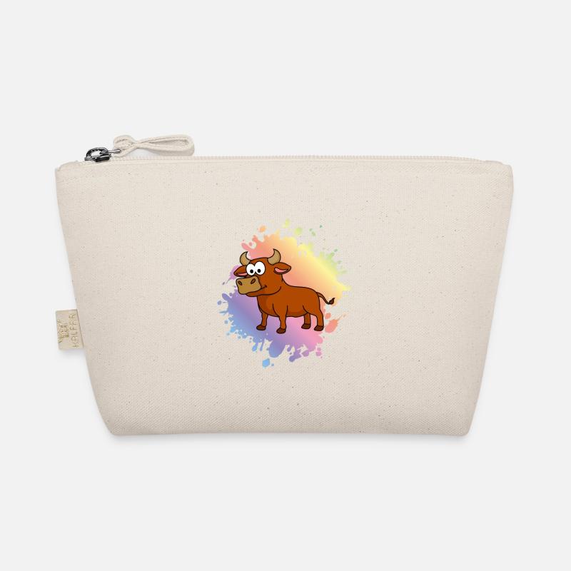 Stier Comic Tier Bio-Täschchen