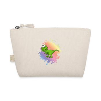 Dinosaur T-Rex Comic - Organic Pouch - nature - Front