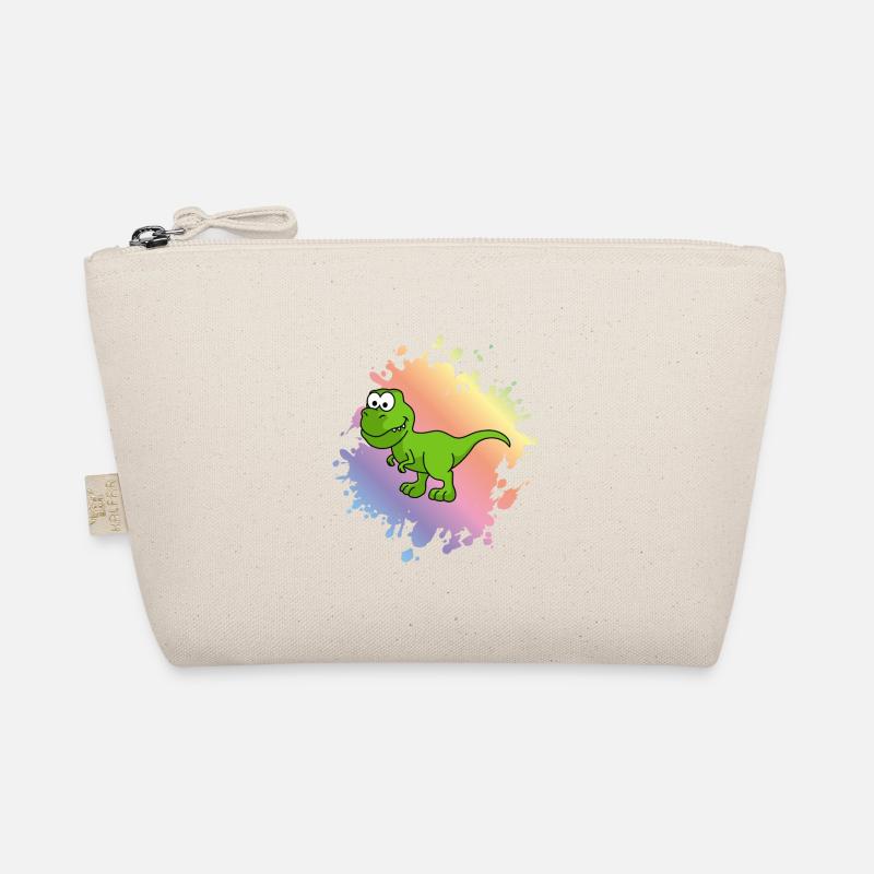 Dinosaur T-Rex Comic Organic Pouch