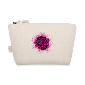 Rose Illustration - Organic Pouch - nature - Front