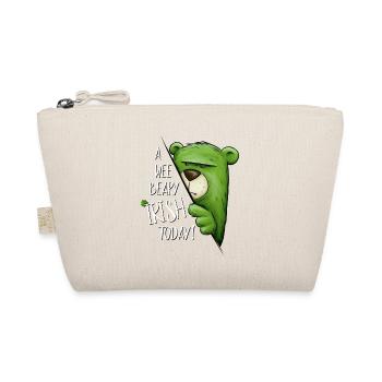 Un petit Beary irlandais aujourd’hui Green Bear St Pattys Day - Trousse biologique - nature - Devant