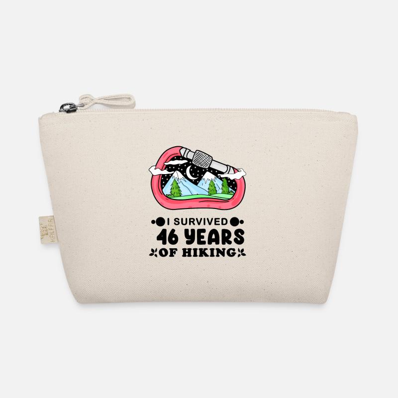 Berg Wanderer 46. Geburtstag 46 Jahre alt Geschenk Bio-Täschchen