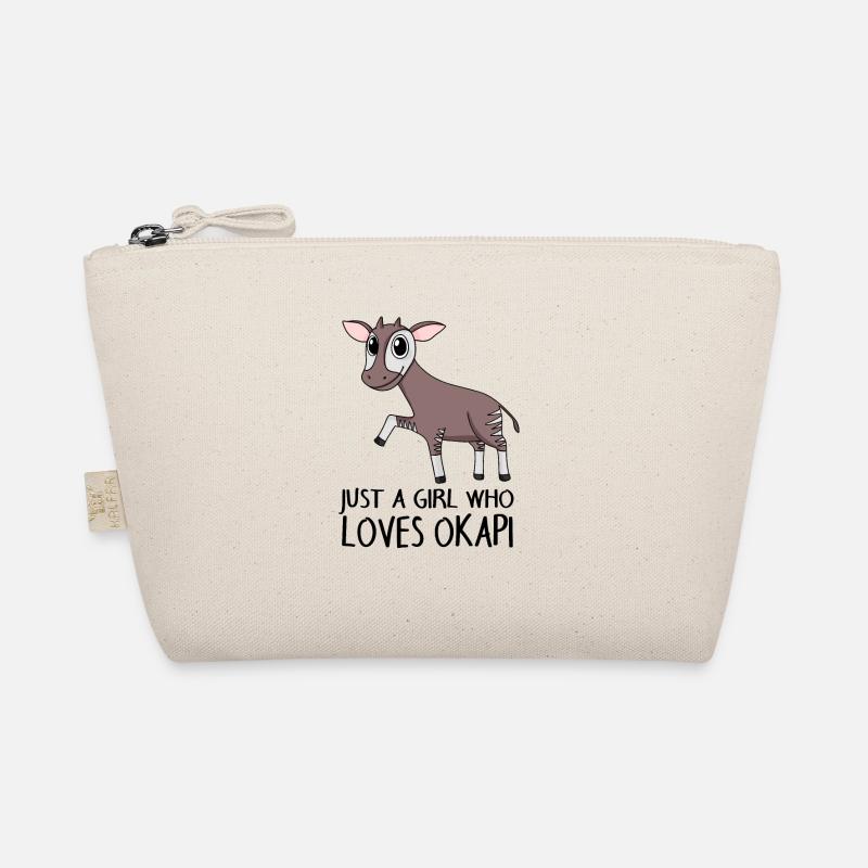 Okapi Girl Saying Organic Pouch