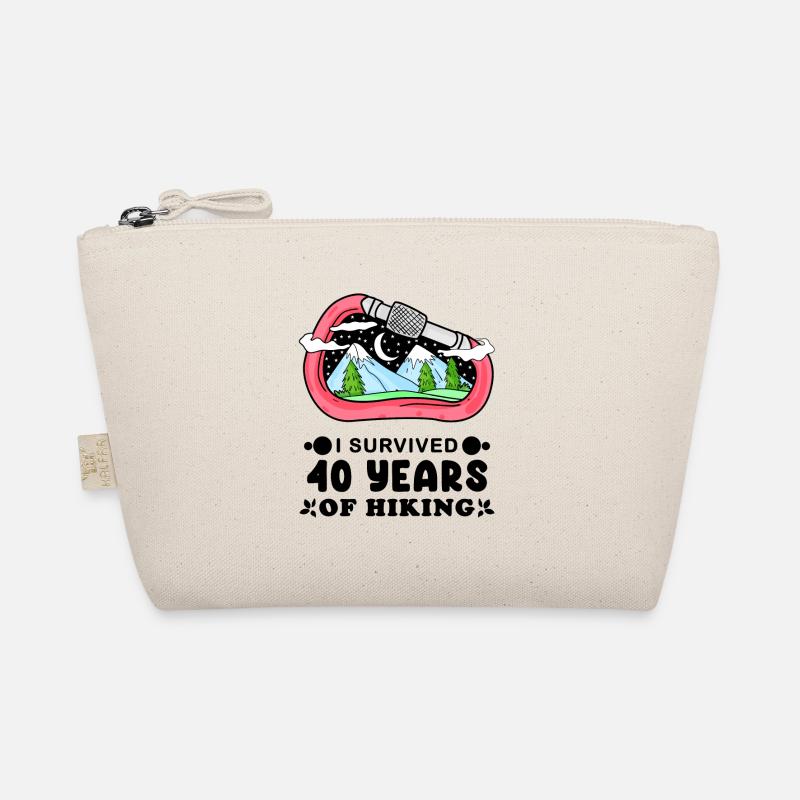 40. Geburtstag Berge Spruch Geschenk Bio-Täschchen