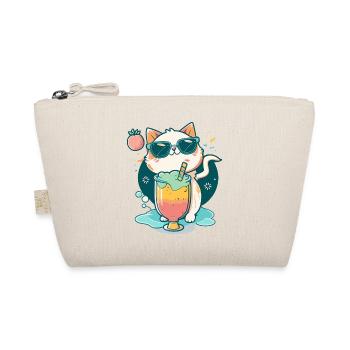 L’amour du chat en style cocktail - Trousse biologique - nature - Devant