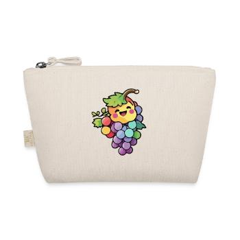 Grapes Comic - Organic Pouch - nature - Front