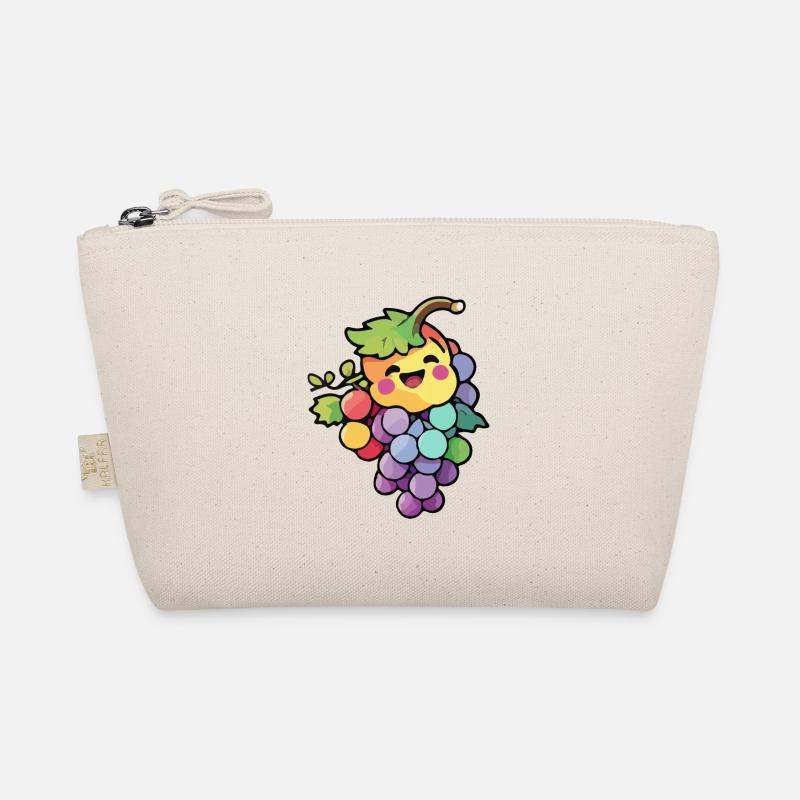 Weintrauben Comic Bio-Täschchen