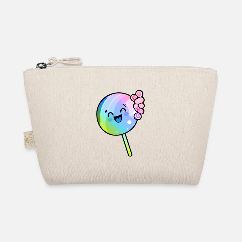Lollipop Comic Colorful Organic Pouch
