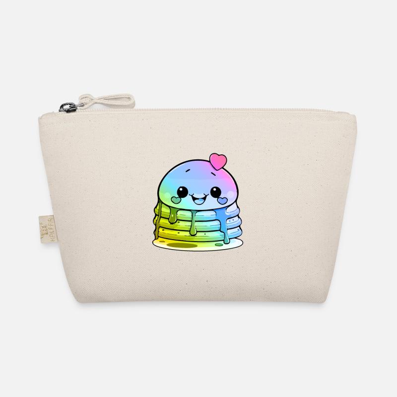Pancake Comic Colorful Organic Pouch