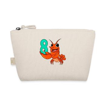 Homard motif 8e anniversaire - huit ans - Trousse biologique - nature - Devant